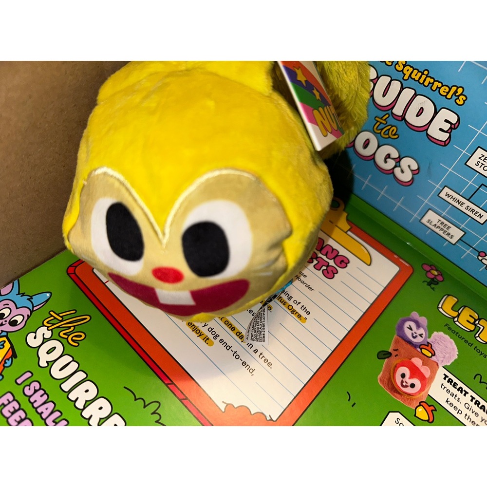 BarkBox Nutso the Squirrel Plush Dog Toy bark Large A Squirrels Guide‎ to Dogs